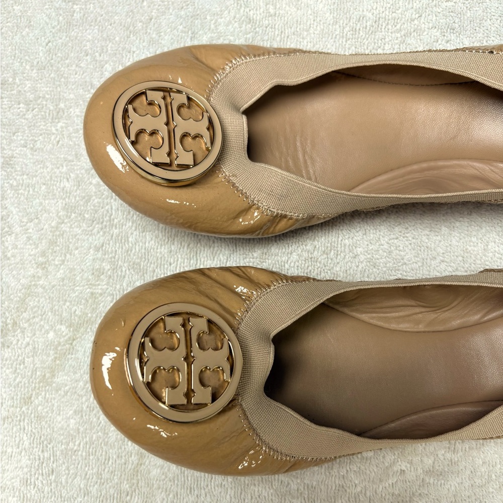 Tory Burch, Ballet Flats, 6M, Nude